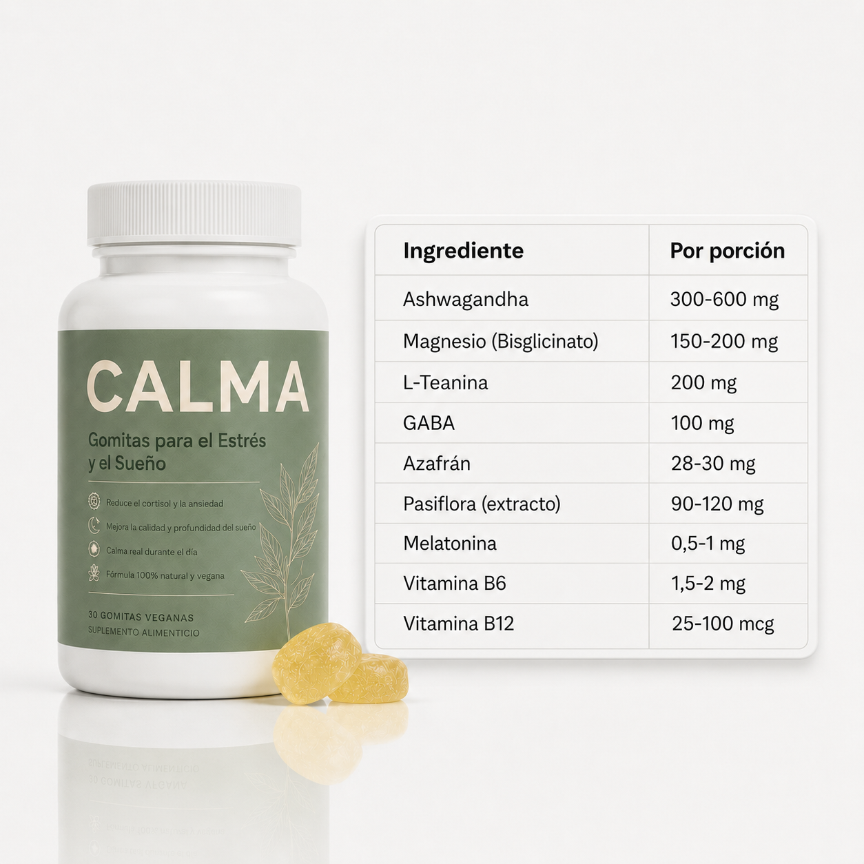CALMA® | Gomitas para el Estrés y el Sueño