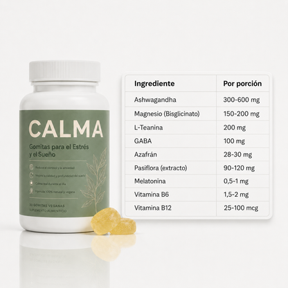 CALMA® | Gomitas para el Estrés y el Sueño